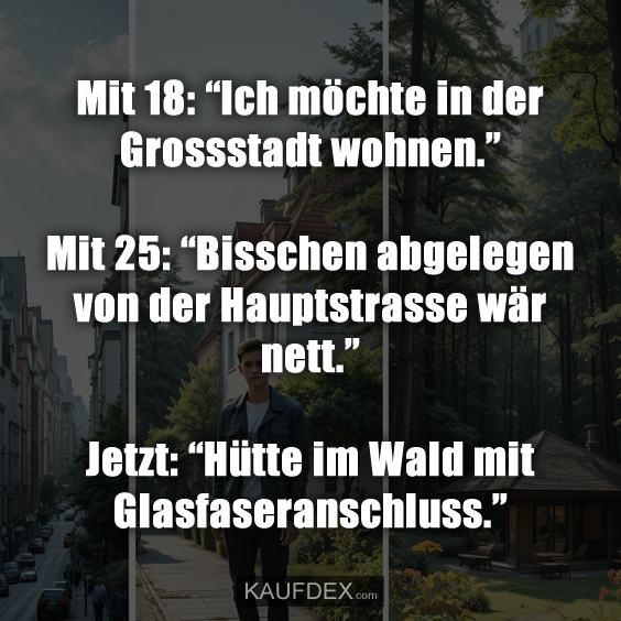 Mit 18: “Ich möchte in der Grossstadt…