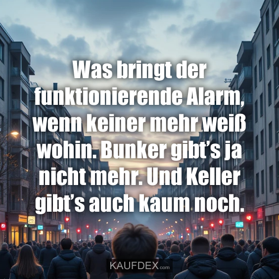 Was bringt der funktionierende Alarm…