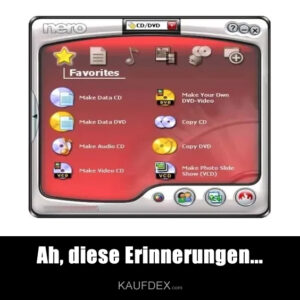 Ah, diese Erinnerungen...