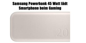 Mit der Samsung 20.000 mAh Powerbank lädst du dein Handy dank 45W blitzschnell auf – perfekt für Gaming und Livestreaming. Entdecke grenzenlose Energie für unterwegs!