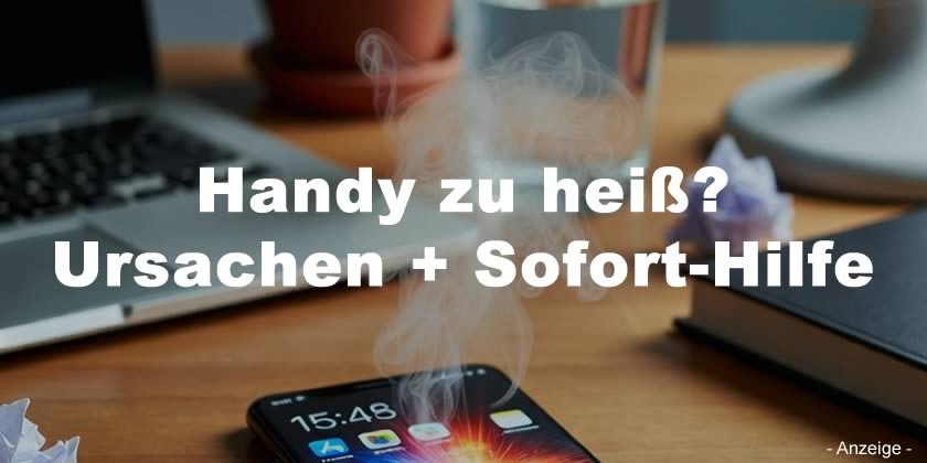 Handy zu heiß? Ursachen + Sofort-Hilfe