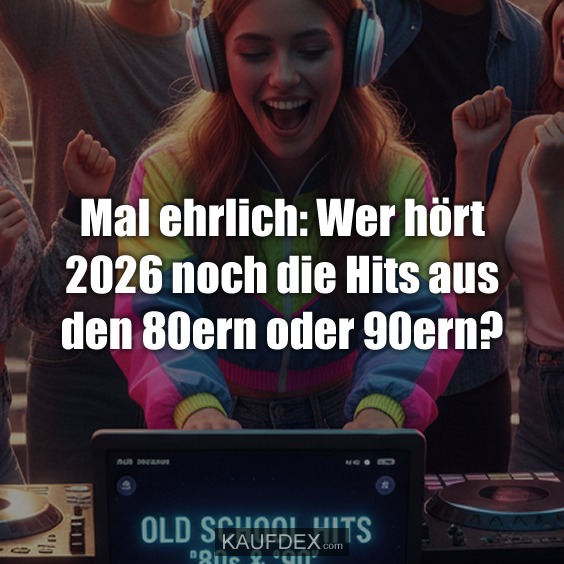 Mal ehrlich: Wer hört 2026 noch die Hits aus den 80ern oder 90ern?