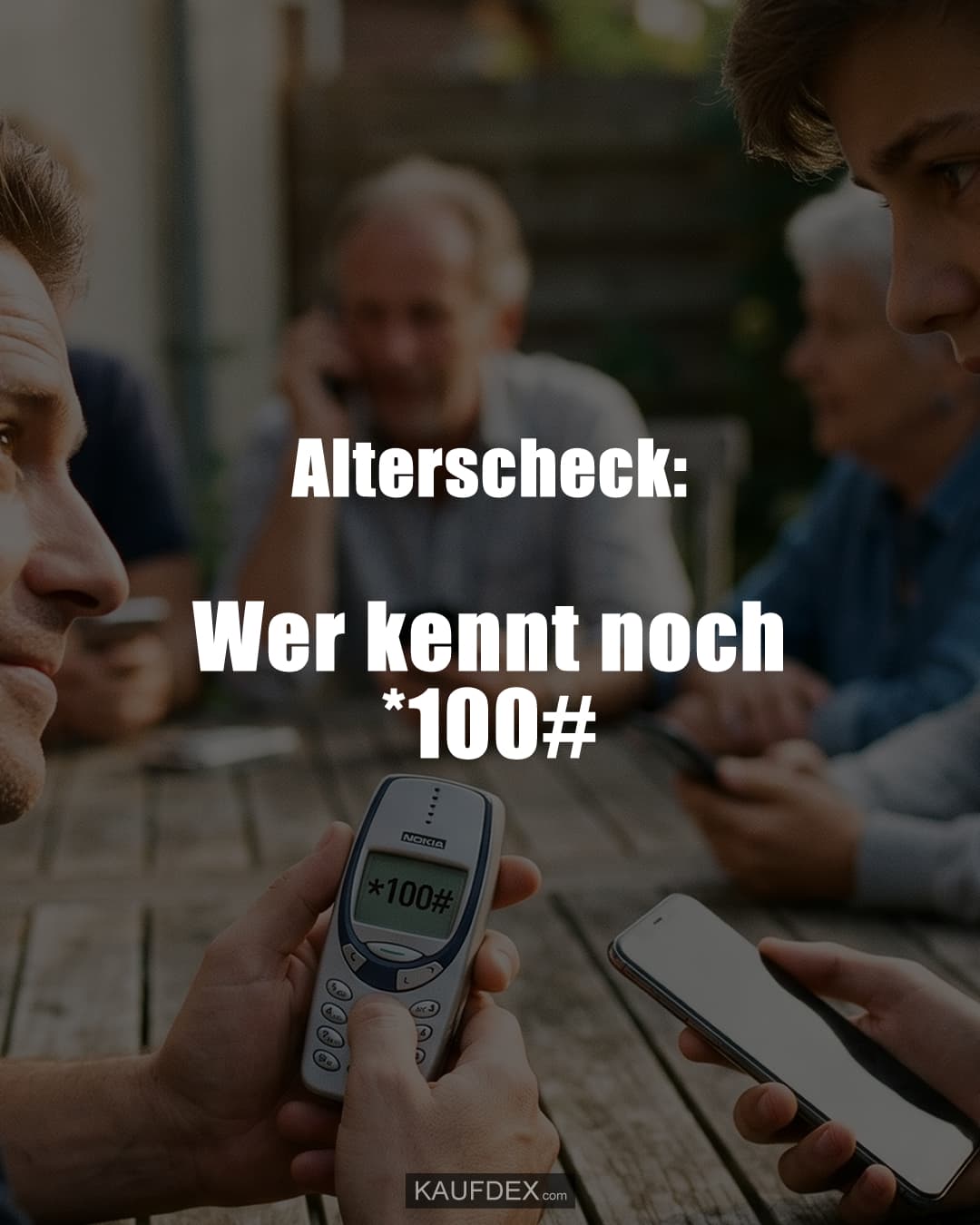 Alterscheck: Wer kennt noch *100#