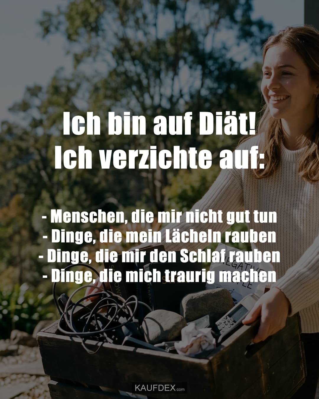 Ich bin auf Diät!