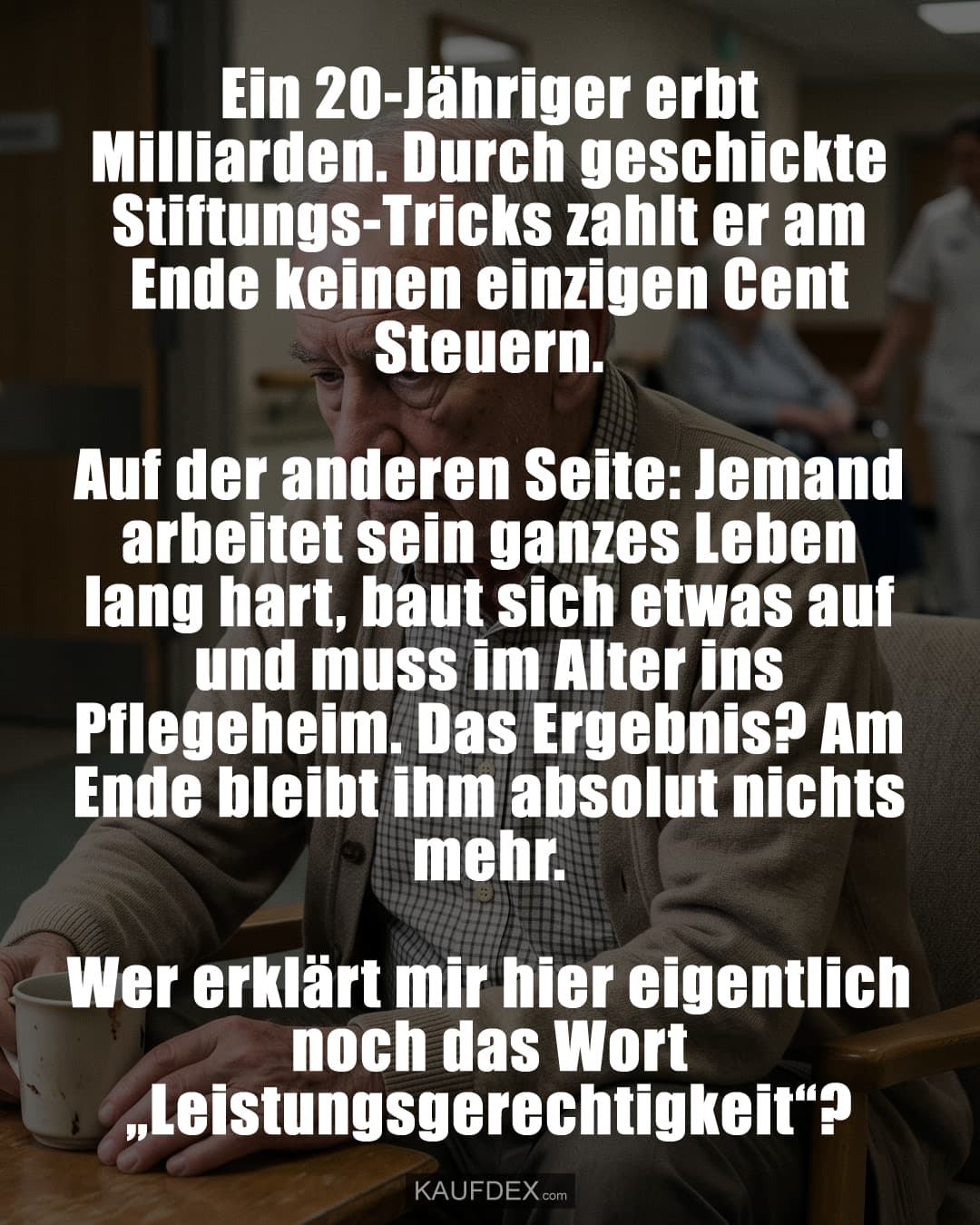 Kritik Leistungsgerechtigkeit Erbe