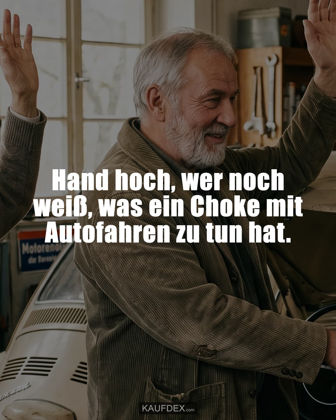Hand hoch, wer noch weiß, was ein Choke mit Autofahren zu tun hat.
